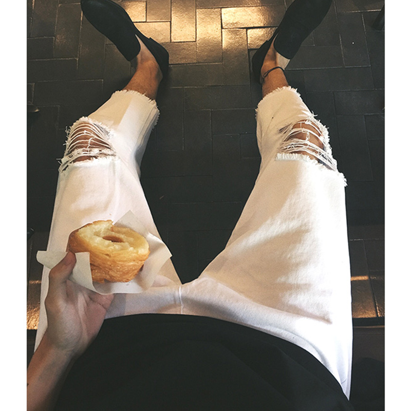 Jeans pour adolescent droite coton été - Ref 1464439