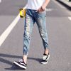 Jeans pour adolescent pieds Slim été - Ref 1464567