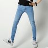 Jeans pour adolescent pieds Slim en CVC - Ref 1464657