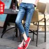 Jeans pieds Slim en coton - Ref 1464718