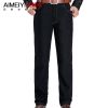 Jeans droite coton pour automne - Ref 1465109