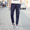 Jeans pour jeunesse pieds Slim Coton Polyester - Ref 1465119
