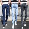 Jeans pour adolescent coupe droite printemps - Ref 1465283