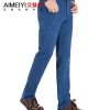 Jeans droite coton pour automne - Ref 1465433