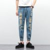Jeans pour adolescent Sarouel en coton été - Ref 1465587