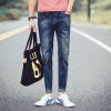 Jeans pour adolescent pieds Slim Quatre saisons - Ref 1465725
