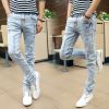 Jeans pour adolescent pieds Slim été - Ref 1466273