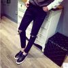 Jeans pour jeunesse pieds Slim printemps - Ref 1466442