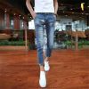 Jeans pour adolescent pieds Slim été - Ref 1466526