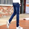 Jeans pour adolescent pieds Slim Quatre saisons - Ref 1466780