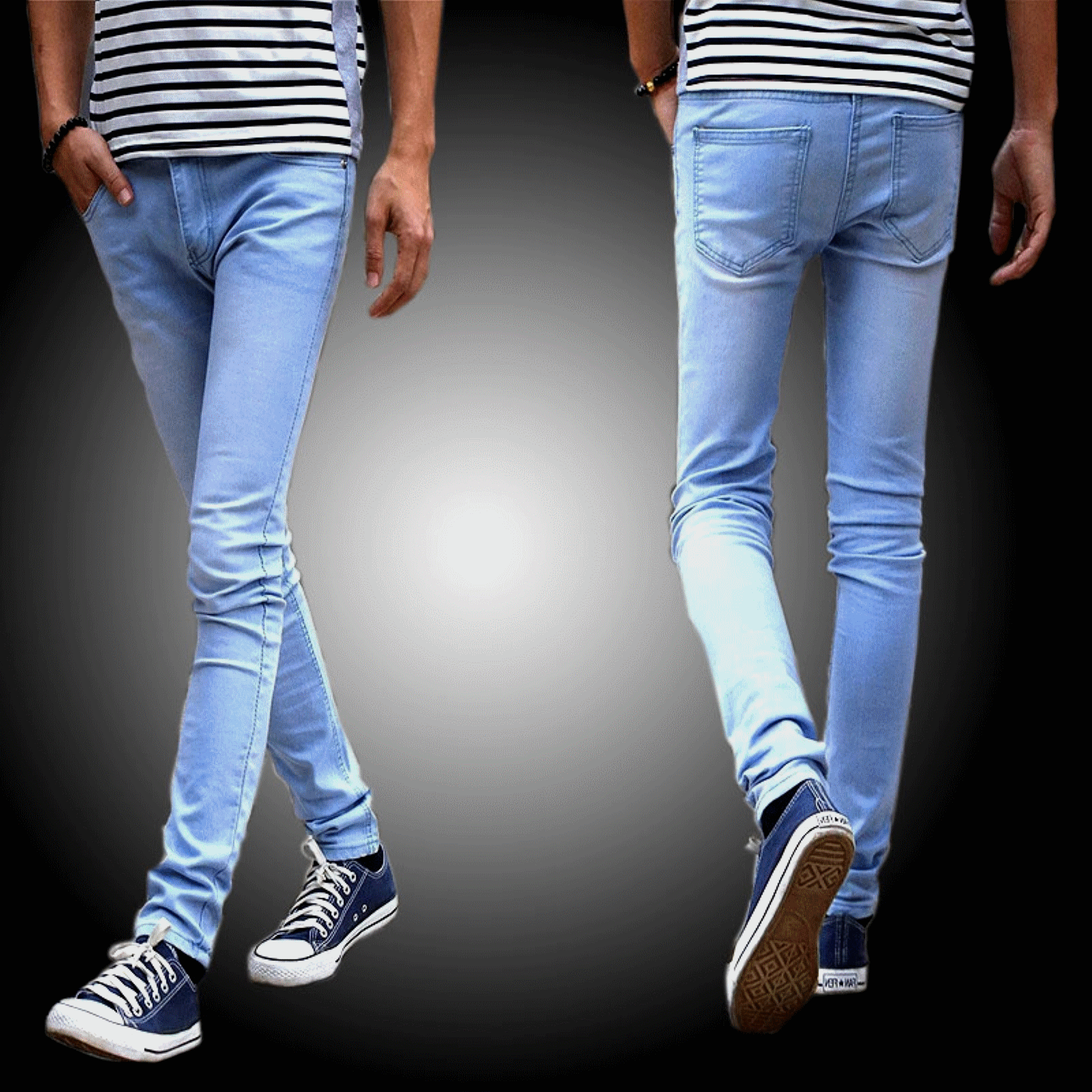 Jeans pour jeunesse pieds Slim été - Ref 1467644