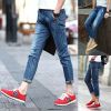 Jeans pour adolescent pieds Slim printemps - Ref 1468179