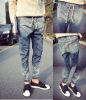 Jeans pour adolescent pieds Slim en coton - Ref 1469968