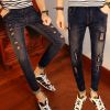 Jeans pour adolescent pieds Slim été - Ref 1470313