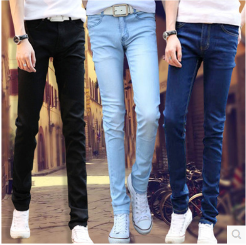 Jeans pour adolescent pieds Slim été - Ref 1470557