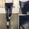 Jeans pour jeunesse pieds Slim printemps - Ref 1470989