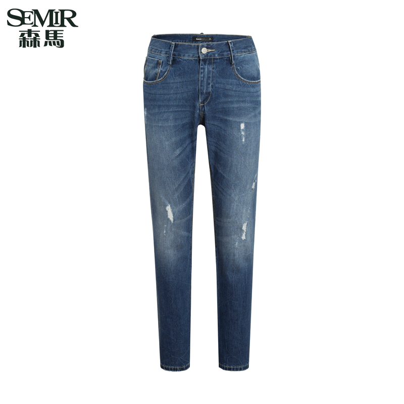 Jeans pour jeunesse SEMIR en coton printemps - Ref 1472530