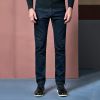 Jeans coupe droite en coton pour automne - Ref 1475527