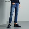 Jeans pour jeunesse PEACEBIRD en coton automne - Ref 1480499