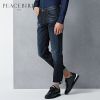 Jeans pour jeunesse PEACEBIRD en coton hiver - Ref 1480518