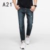 Jeans pour jeunesse droite coton automne - Ref 1481252
