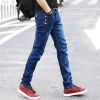 Jeans pour adolescent pieds Slim Quatre saisons - Ref 1483924