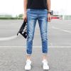 Jeans pour adolescent pieds Slim Quatre saisons - Ref 1483937