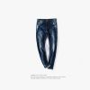 Jeans pour jeunesse coupe droite en coton été - Ref 1485618