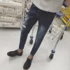 Jeans pour adolescent pieds Slim en coton Quatre saisons - Ref 1485647