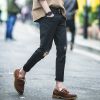 Jeans pour adolescent pieds Slim en CVC printemps - Ref 1485669