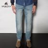Jeans pour jeunesse coupe droite SPORTICA coton Quatre saisons - Ref 1485690