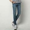 Jeans pour adolescent pieds Slim en CVC Quatre saisons - Ref 1485717