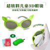 Lunettes 3D en silicone vert - Ref 1240502