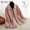 Manteau de fourrure femme XOVO - Ref 3171745