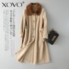 Manteau de fourrure femme XOVO - Ref 3171806
