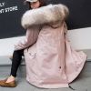 Manteau de fourrure femme SENICY - Ref 3172534