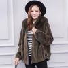 Manteau de fourrure femme ZQQZ - Ref 3172726