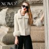 Manteau de fourrure femme XOVO - Ref 3173427