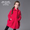 Manteau pour fille LUCKY EYE en laine - Ref 2161445
