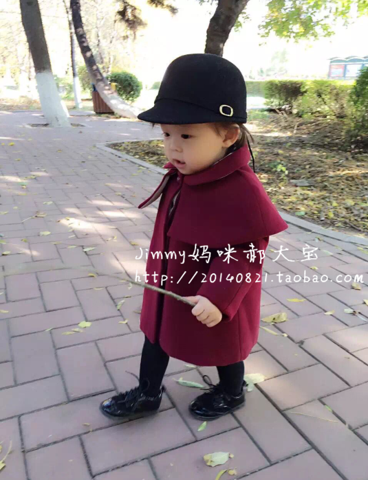 Manteau pour fille JIMMY.Z en cachemire - Ref 2161615