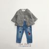 Manteau pour fille MINI SUSIC en laine - Ref 2161903