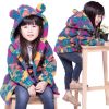 Manteau pour fille en flanelle - Ref 2162069