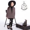Manteau pour fille SC.ANNABELLE en laine - Ref 2162125