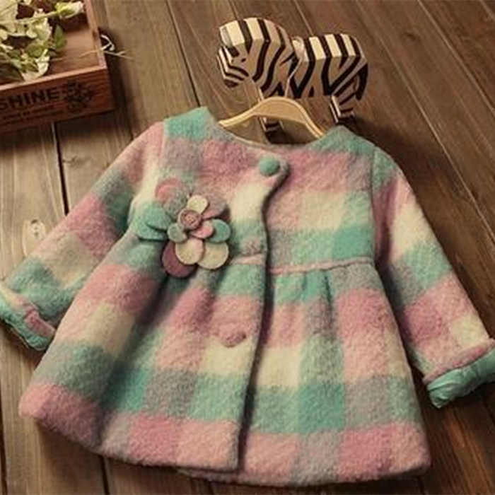 Manteau pour fille en laine - Ref 2162239