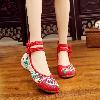 Mocassins femme EN TISSU DE PEKIN - Ref 3348483