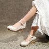 Mocassins femme en Tendon de boeuf - Ref 3349218