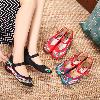 Mocassins femme en Toile - Ref 3440309