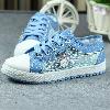 Mocassins femme en Toile - Ref 3440328