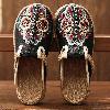Mocassins femme en Toile - Ref 3440372