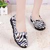 Mocassins femme en coton - Ref 3440400
